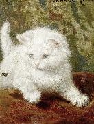 Henriette Ronner-Knip Signed Henriette Ronner oil painting